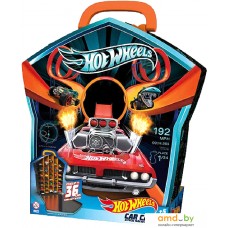 Паркинг Hot Wheels Гараж 36 машинок HWCC3-B (черный)