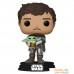 Фигурка Funko Bobble Star Wars Mandalorian Mandalorian with Grogu 54525. Фото №1