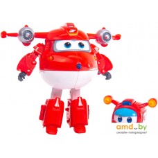 Трансформер Super Wings Заряженный Джетт и Супер питомец Джетт EU750421