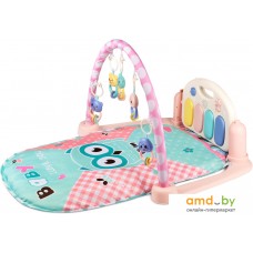 Развивающий коврик Amarobaby Cute Owl AMARO-80O1-NO (розовый)