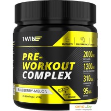 Витамины, минералы 1WIN Pre-workout (35 порций, голубика-дыня)