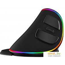 Вертикальная мышь Delux M618 Plus RGB