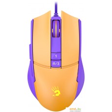 Игровая мышь A4Tech Bloody L65 Max (желтый/фиолетовый)