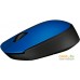 Мышь Logitech M171 Wireless Mouse синий/черный [910-004640]. Фото №2