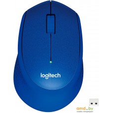 Мышь Logitech M330 Silent Plus (синий)