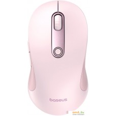 Мышь Baseus F02 Ergonomic Wireless Mouse (розовый, без батарейки в комплекте)