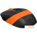 Мышь A4Tech Fstyler FG10S (черный/оранжевый). Фото №3
