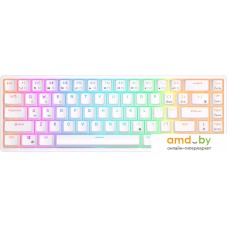 Клавиатура Royal Kludge RKG68 RGB (белый, Gateron Yellow)