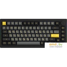 Клавиатура Akko 5075B Plus Black & Gold (Akko Cream Yellow V3 Pro)