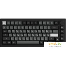 Клавиатура Akko 5075S Black & Silver (Akko Cream Yellow V3 Pro)