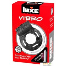 Виброкольцо LUXE Vibro Африканский Эль Дьябло + презерватив