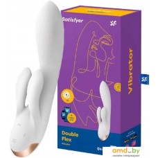 Вибратор Satisfyer Double Flex Connect App 4002620 (белый)