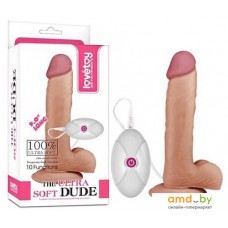 Вибратор Lovetoy The Ultra Soft Dude С выносным пультом 23 см/4.1 см