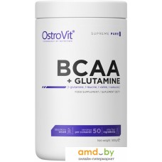 BCAA OstroVit BCAA + Glutamine (без вкуса, 500г)