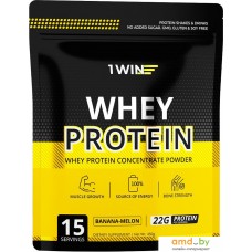 Протеин сывороточный (изолят) 1WIN Whey Protein (банан/дыня, 450г)