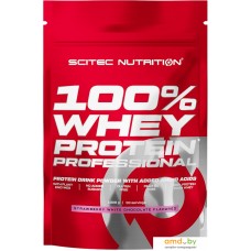 Scitec Nutrition 100% Whey Protein Professional (клубника/белый шоколад, 1000 г)