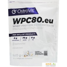 Протеин сывороточный (концентрат) OstroVit WPC80 (белый шоколад, 900 г)