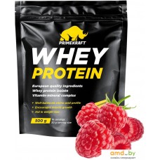 Протеин Prime Kraft Whey Protein с витаминами и минералами (500г, малина)