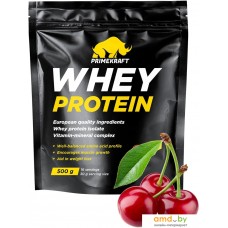 Протеин Prime Kraft Whey Protein с витаминами и минералами (900г, дикая вишня)