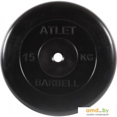 Диск MB Barbell Атлет 26 мм (1x15 кг)