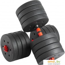 Набор гантелей с грифом для штанги VictoryFit VF-DC500 2x25 кг