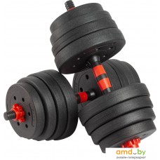 Набор гантелей с грифом для штанги VictoryFit VF-DC250 2x12.5 кг