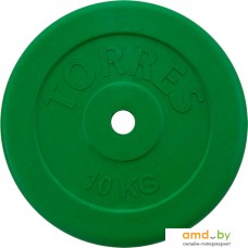 Диск Torres PL504110 25 мм 10 кг (зеленый)