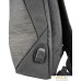 Городской рюкзак HAFF Workaday HF1113 (черный/коричневый). Фото №5