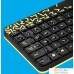 Клавиатура + мышь Logitech MK240 Nano (черный). Фото №4