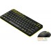 Клавиатура + мышь Logitech MK240 Nano (черный). Фото №6