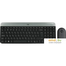 Офисный набор Logitech MK470 Slim Wireless Combo 920-009206 (графитовый)