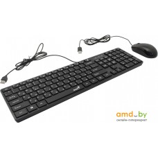 Офисный набор Genius SlimStar C126 (черный)