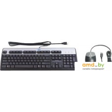 Клавиатура + мышь HP USB Keyboard and Optical Mouse Kit Russian (638214-B21)