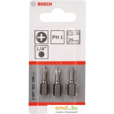 Набор бит Bosch 2607001508 (3 предмета)