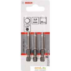 Набор бит Bosch 2607001732 (3 предмета)