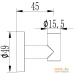 Крючок для ванны Ledeme L1705-1. Фото №2