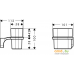Стакан для зубной щетки и пасты Axor Urquiola 42434000. Фото №2