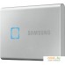 Внешний накопитель Samsung T7 Touch 1TB (серебристый). Фото №4