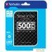 Внешний накопитель Verbatim Store 'n' Go USB 3.0 500GB Черный [53193]. Фото №4