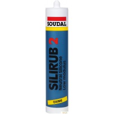 Герметик Soudal Silirub 2 600 мл (белый)