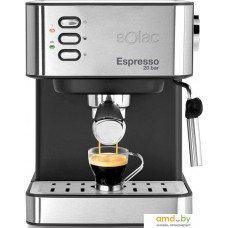 Рожковая кофеварка Solac Espresso 20 Bar (нержавеющая сталь)