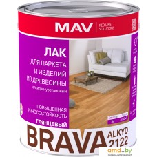 Лак Brava Alkyd 2122 3 л (бесцветный матовый)