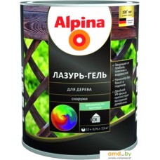 Лазурь Alpina Лазурь-гель для дерева снаружи (орех, 2.5 л)