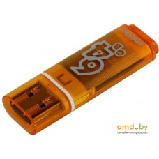 USB Flash SmartBuy Glossy 64GB (оранжевый)