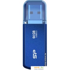 USB Flash Silicon-Power Helios 202 64GB (синий)