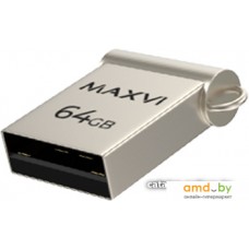 USB Flash Maxvi MM 64GB (серебристый)