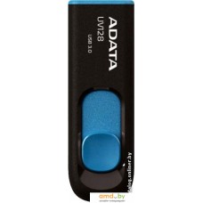 USB Flash ADATA DashDrive UV128 64GB (черный/синий)