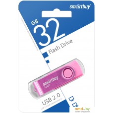 USB Flash SmartBuy Twist 32GB (розовый)