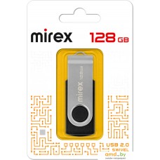 USB Flash Mirex Color Blade Swivel Rubber 2.0 128GB 13600-FMURS128