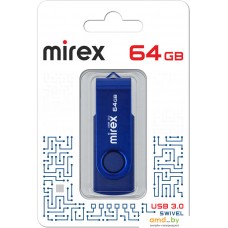 USB Flash Mirex Color Blade Swivel 3.0 64GB 13600-FM3BSL64